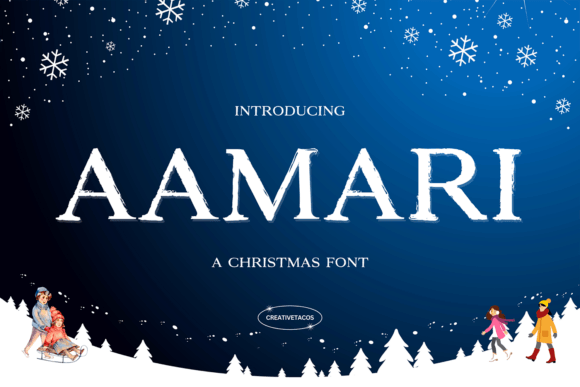 Aamari: The Festive Font That Brings Your Creations to Life
