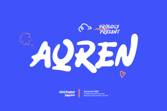 Aqren: A Display Font Designed for Digital Branding