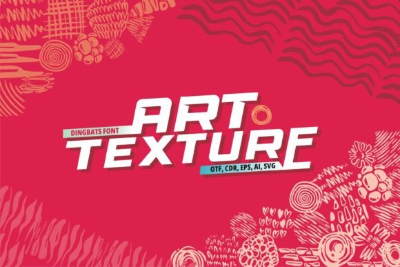 Art Texture Font Brings Creative Handmade Details to Your Website