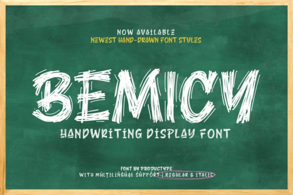 Bemicy: A Display Font for the Bold, Quiet, and Modern