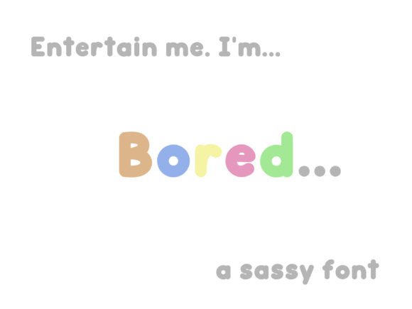 Bored is a Display Font That Earns Its Space