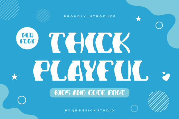 Bringing Your Creative Products to Life with Thick Playful Font