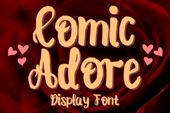 Comic Adore: The Versatile Script Font for Crafting a Personal Brand
