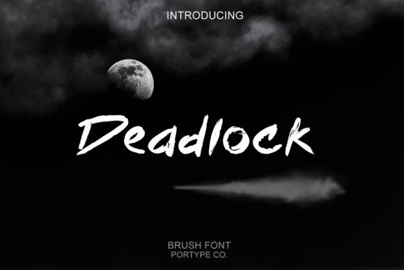 Deadlock: A Bold Brush Font for Authentic Branding