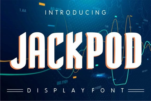 Jackpod: The Bold Display Font Crafters and Sellers Are Loving