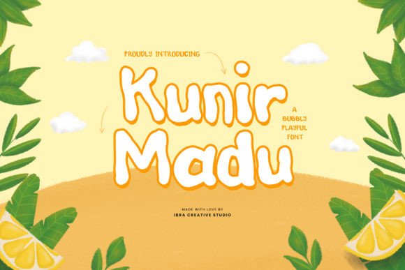 Kunir Madu Font: A Cheerful Boost for Small Business Branding