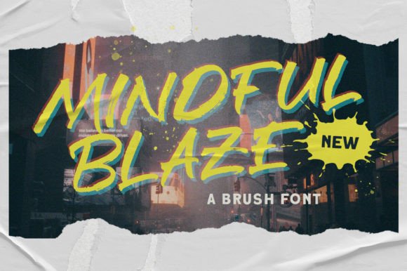 Mindful Braze: A Brush Font for Authentic Digital Design