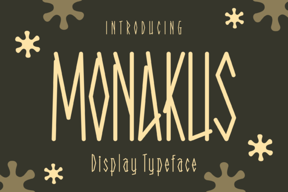 Monakus: A Font for Calm and Joyful Publication