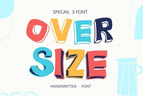Over Size Duo: A Bold Statement Font for Modern Projects
