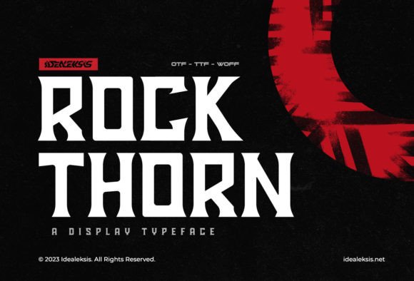 Rock Thorn: A Fantasy-Inspired Display Font for Modern Marketing