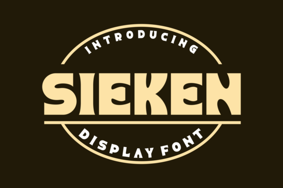 Sieken: The Display Font That Makes Your Campaign Message Click