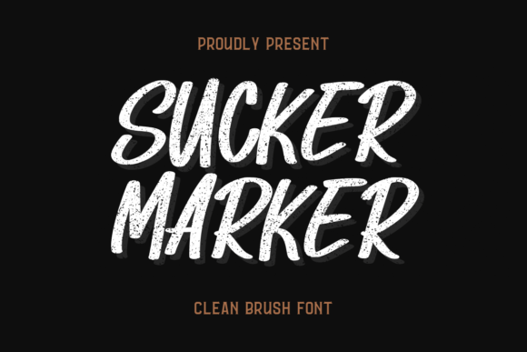 Sucker Marker: A Boldface Font for Editorial Personality