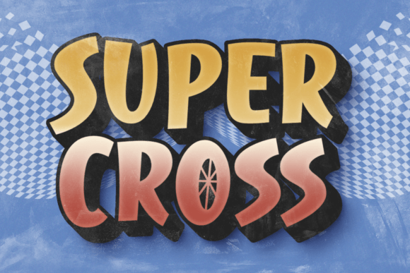 Super Cross: The Cartoon Font for Your Business Brand