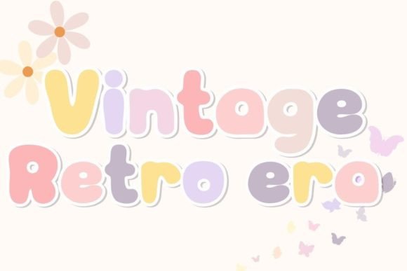 Vintage Retro Era: A Display Font with Soul